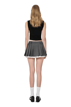 Black Wool Vest - ANN ANDELMAN