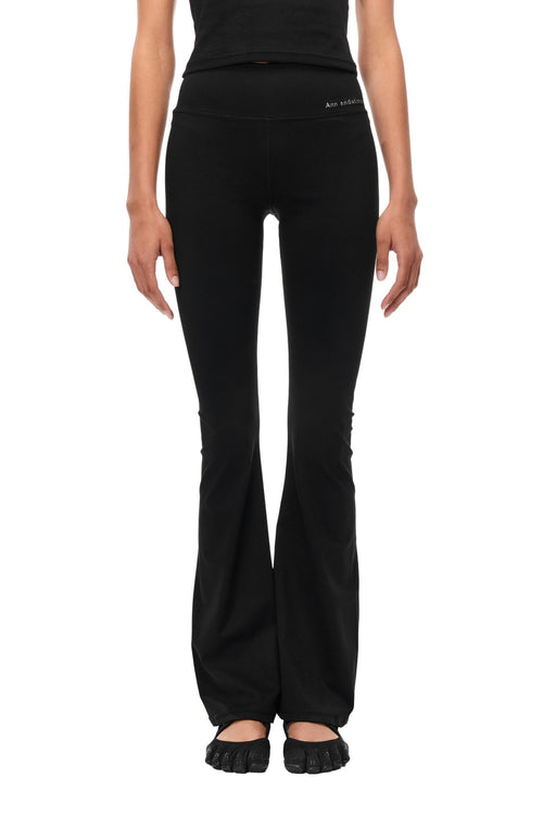 Black Yoga Pants - ANN ANDELMAN