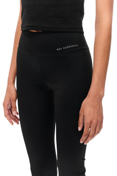 Black Yoga Pants - ANN ANDELMAN