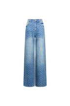 Blue 520 Jacquard Denim Jeans - ANN ANDELMAN