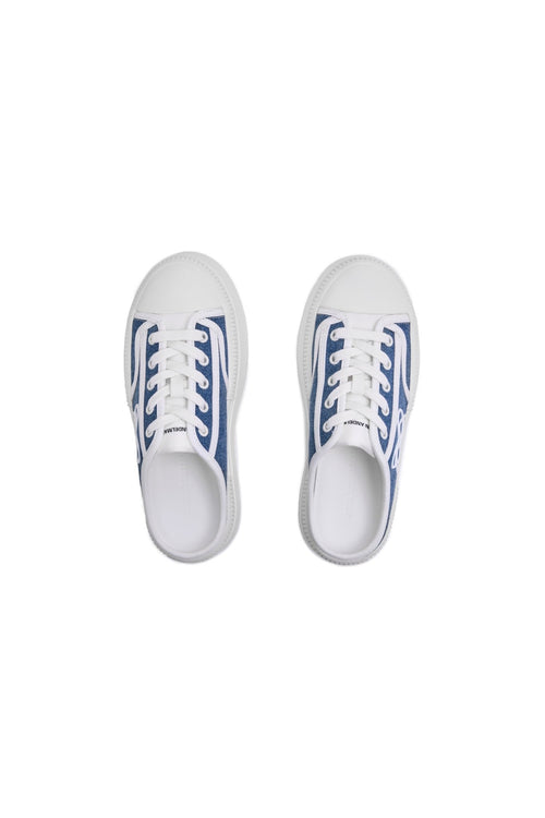 Blue Canvas Shoes - ANN ANDELMAN