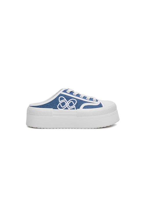 Blue Canvas Shoes - ANN ANDELMAN