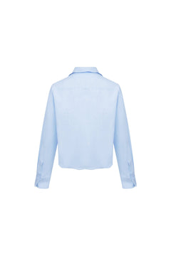 Blue Casual Design Shirt - ANN ANDELMAN