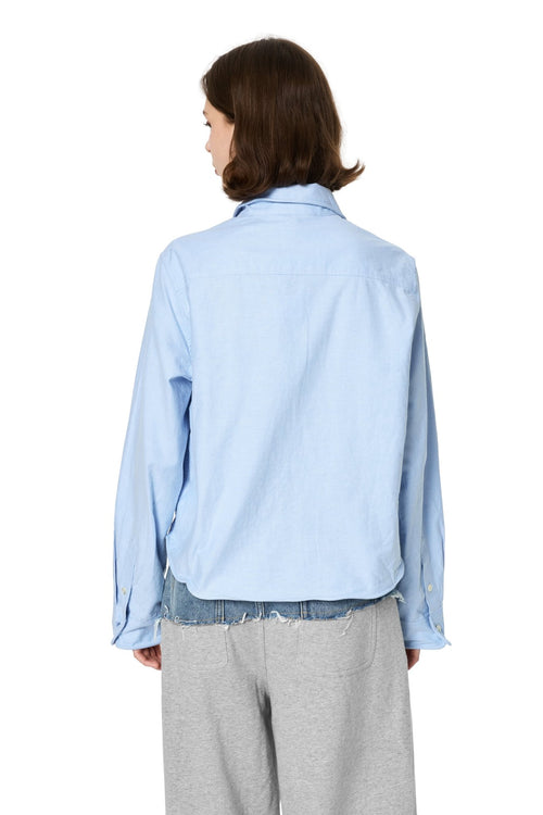 Blue Casual Design Shirt - ANN ANDELMAN