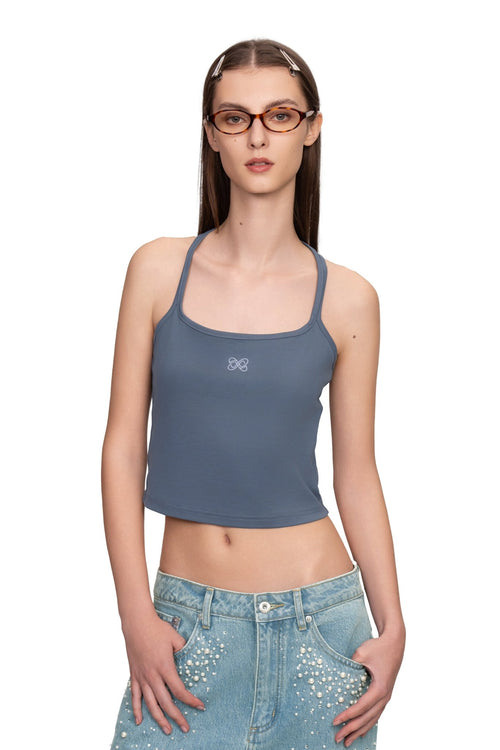 Blue Cross Camisole - ANN ANDELMAN