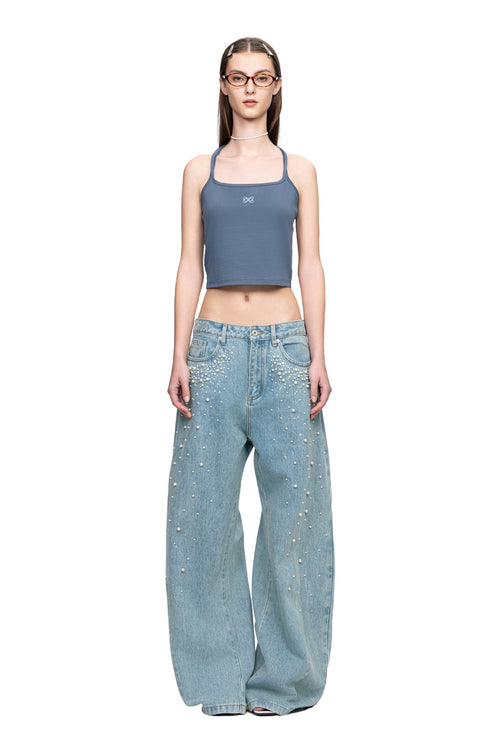 Blue Cross Camisole - ANN ANDELMAN