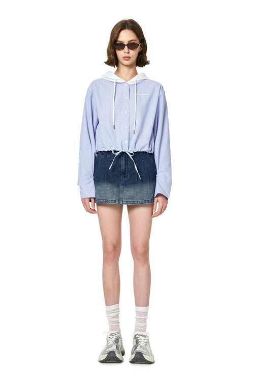 Blue Denim Skort - ANN ANDELMAN