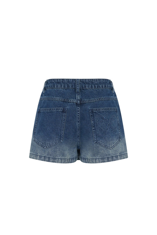 Blue Denim Skort - ANN ANDELMAN