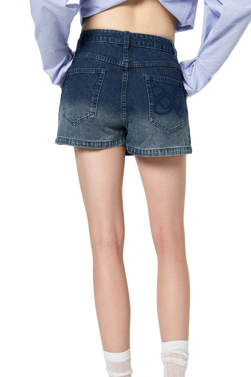 Blue Denim Skort - ANN ANDELMAN