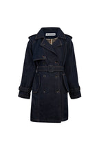 Blue Denim Trench Coat - ANN ANDELMAN