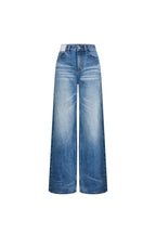 Blue Hand - whiskered Straight Leg Jeans - ANN ANDELMAN