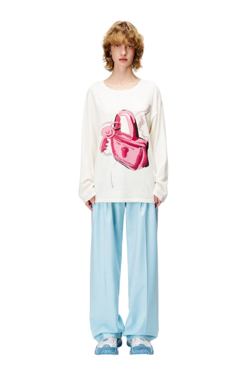 Blue Loose Fit Suit Pants M Blue Loose Fit Suit Pants M