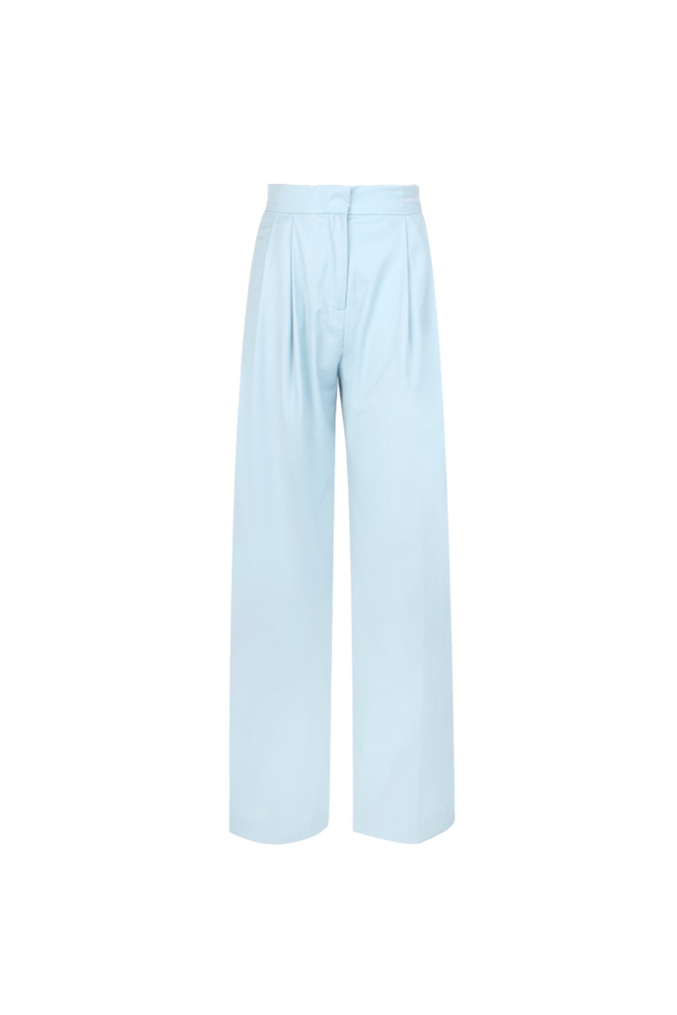 Blue Loose Fit Suit Pants M