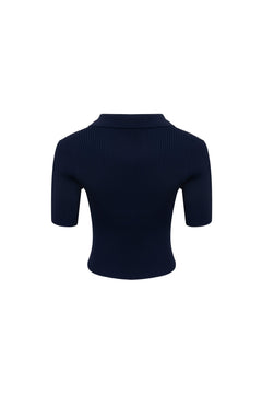 Blue Polo Shirt - ANN ANDELMAN