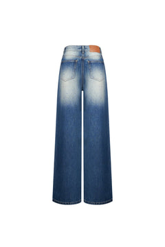 Blue Rhinestone Jeans - ANN ANDELMAN