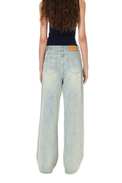 Blue Rhinestone Jeans - ANN ANDELMAN