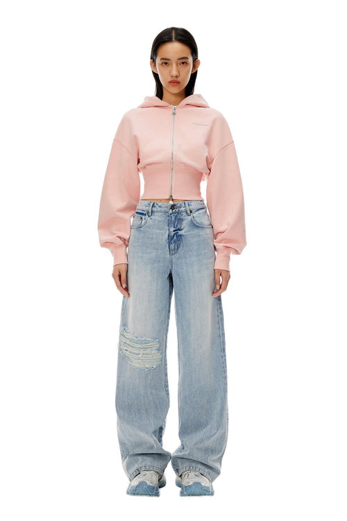 Blue Ripped Jeans - ANN ANDELMAN