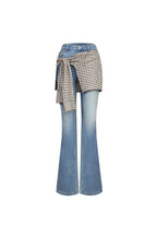 Blue Shirt Tie Two - piece Jeans - ANN ANDELMAN