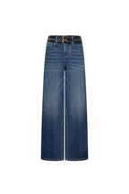 Blue Straight - Leg Jeans With Belt - ANN ANDELMAN