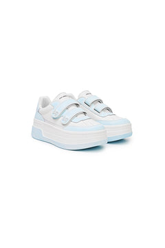 Blue Velcro Sneakers - ANN ANDELMAN