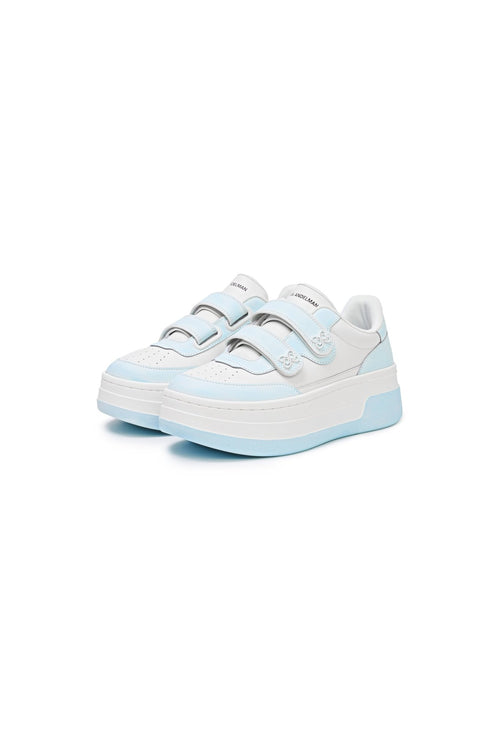 Blue Velcro Sneakers - ANN ANDELMAN
