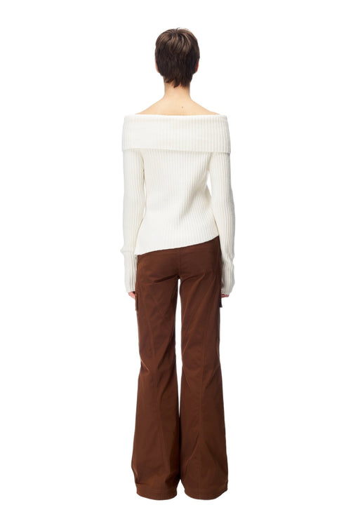 Brown Flared Pants - ANN ANDELMAN