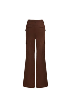 Brown Flared Pants - ANN ANDELMAN