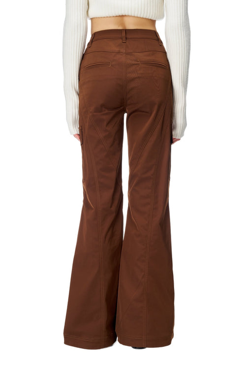 Brown Flared Pants - ANN ANDELMAN