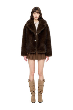 Brown Fur Coat - ANN ANDELMAN