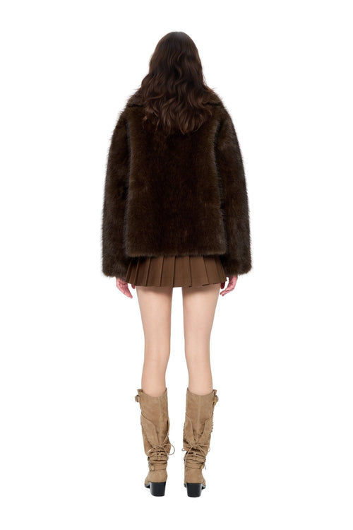 Brown Fur Coat - ANN ANDELMAN