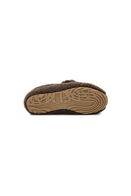 Brown Furry Birkenstocks - ANN ANDELMAN