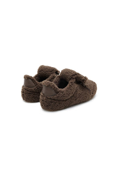 Brown Furry Birkenstocks - ANN ANDELMAN