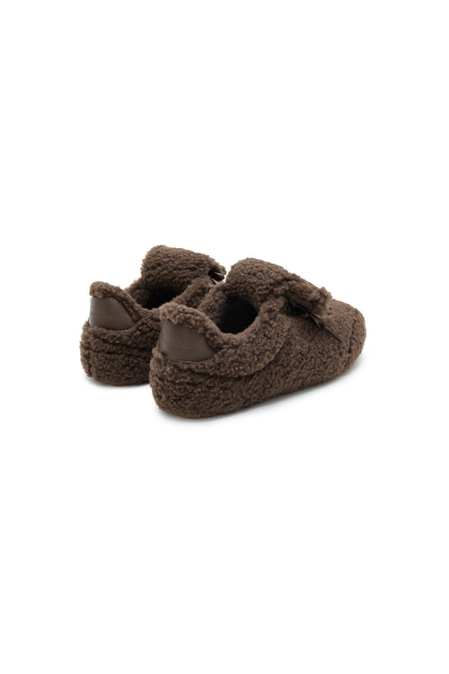 Brown Furry Birkenstocks - ANN ANDELMAN