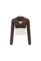 Brown Knit Halter Neck Two - piece Set - ANN ANDELMAN