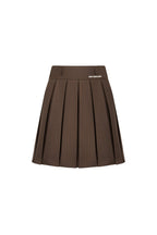 Brown Pleated Midi Skirt - ANN ANDELMAN
