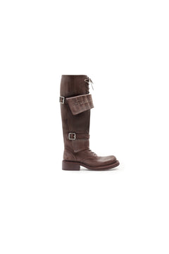 Brown Vintage Boots - ANN ANDELMAN