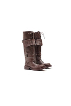 Brown Vintage Boots - ANN ANDELMAN