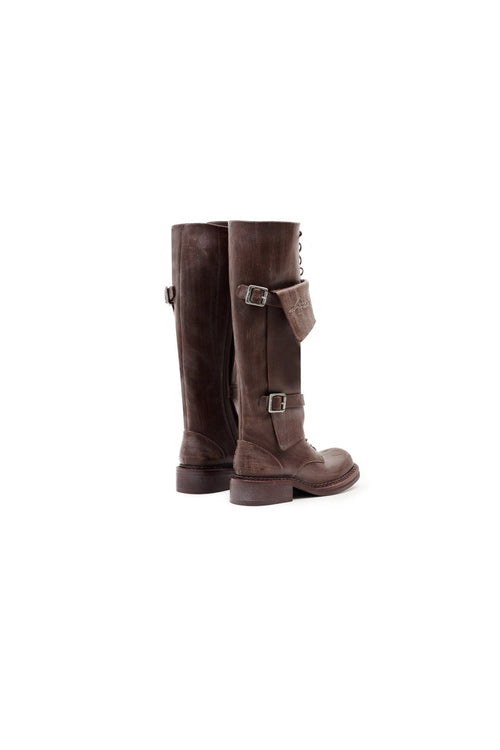 Brown Vintage Boots - ANN ANDELMAN