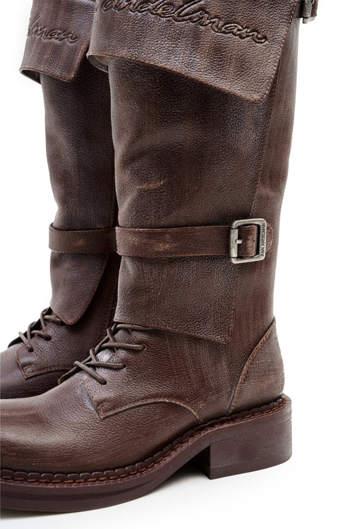 Brown Vintage Boots - ANN ANDELMAN