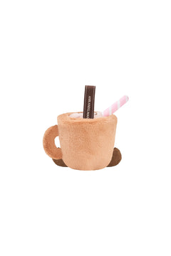 Coffee - colored ANN Cafe Bag Charm Large - ANN ANDELMAN