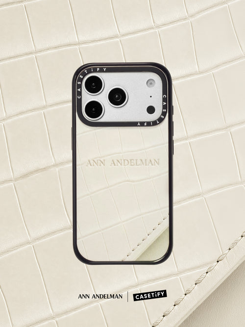 살구색 ANN ANDELMAN x CASETiFY 콜라보레이션 휴대폰 케이스