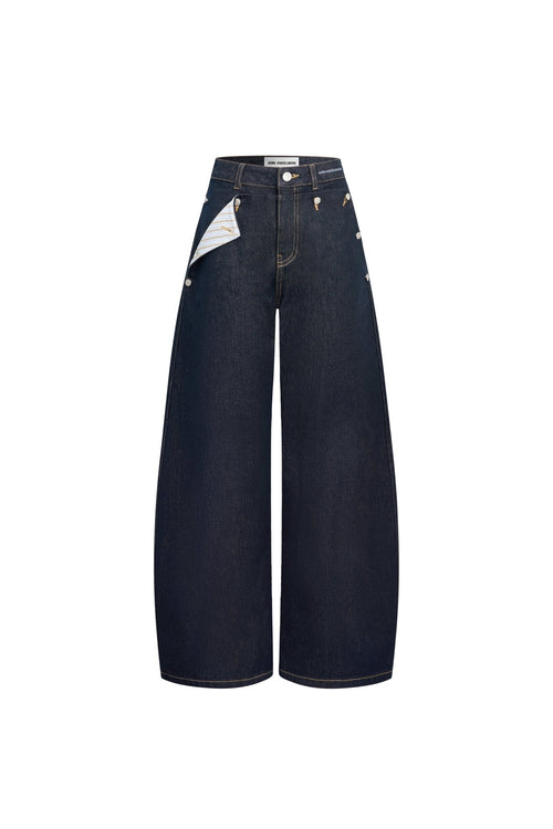 Dark Blue Sailor Jeans - ANN ANDELMAN