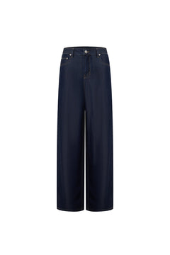Dark Blue Vintage Wash Jeans - ANN ANDELMAN