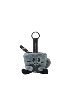 Dark Gray ANN Cafe Bag Charm Small - ANN ANDELMAN