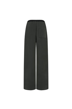 Dark Gray Fleece Wide - leg Pants - ANN ANDELMAN