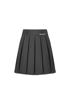 Dark Gray Pleated Midi Skirt - ANN ANDELMAN
