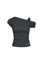 Dark Grey Asymmetric T-Shirt - ANN ANDELMAN