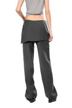 Dark Grey Patchwork Trousers - ANN ANDELMAN