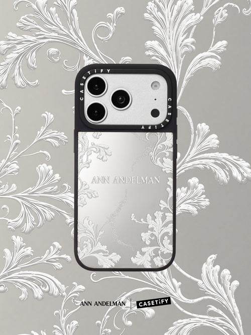 ANN ANDELMAN x CASETiFY Silver Phone Case