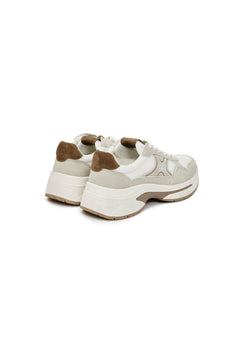 Gray and White Casual Sneakers - ANN ANDELMAN